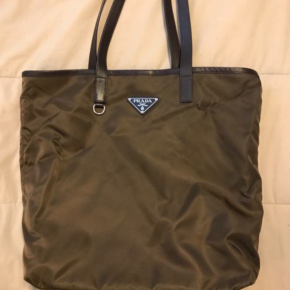 Prada tote bag brown Clearance